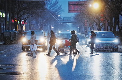立春后首场雪 延庆白草洼达暴雪量级
